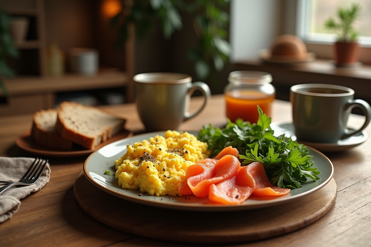 petit-déjeuner sain